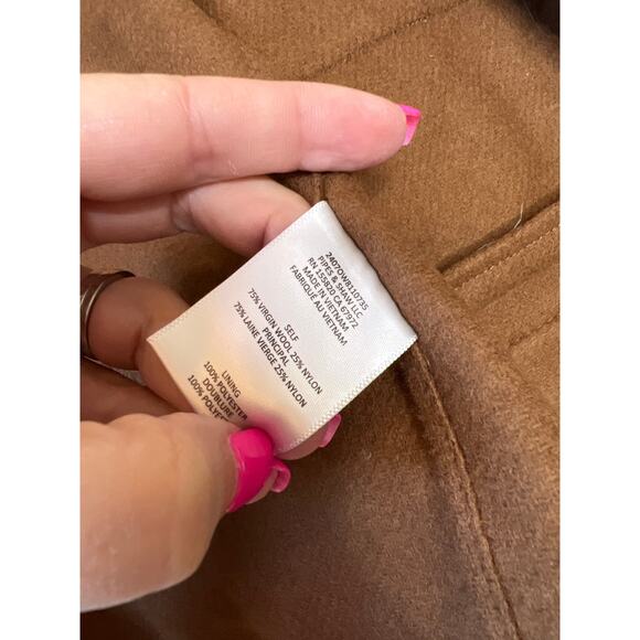 NEW Veronica Beard Lyssa Cropped Wool Blend Jacket Brown Size: 2 - Picture 5 of 7